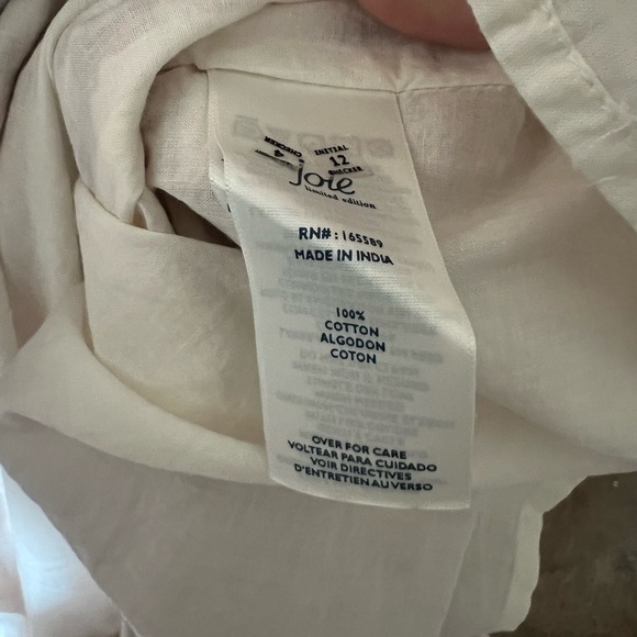 Joie Cream and Tan with pink Floral Maxi Dress - Picture 8 of 9